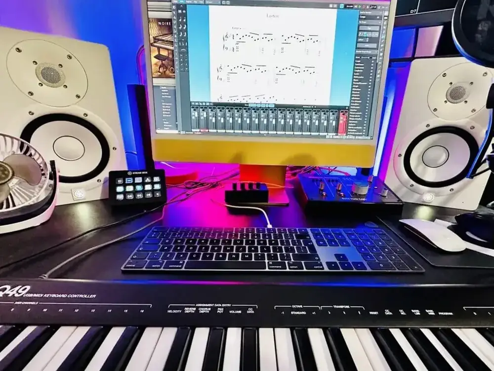 Music technology tuition at Morningside School of Music, Edinburgh