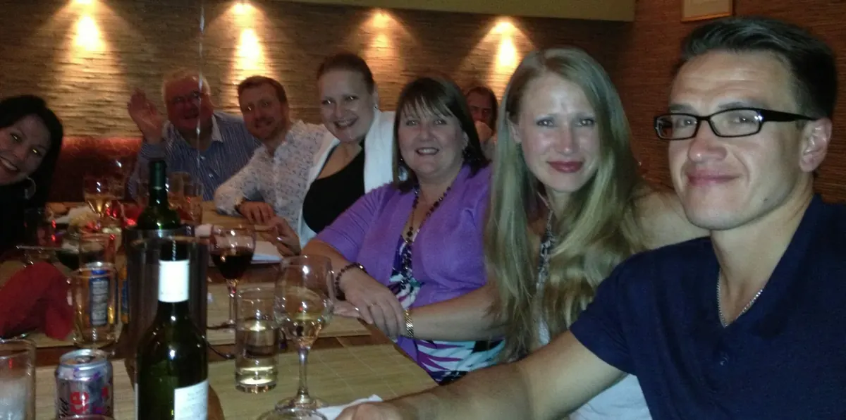 The Morningside School of Music teaching team celebrating together